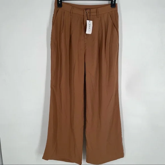 Cider Womens Brown Polyester Pants Size XL NEW - Picture 1 of 10